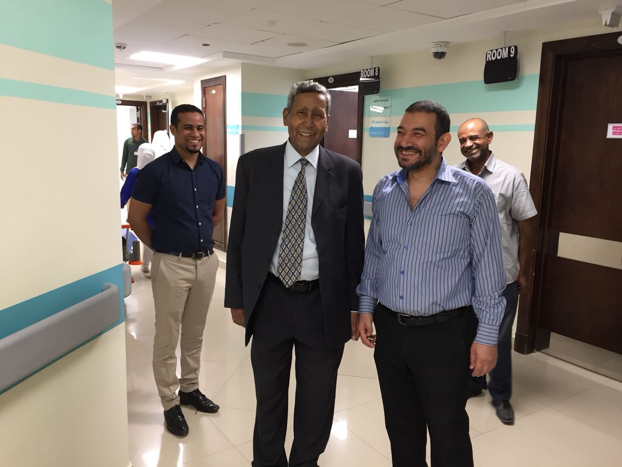 جولة الدكتور رضا النوبى داخل مستشفى اورام الاقصر