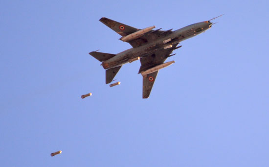 جانب من الطائرات الحربية السورية 