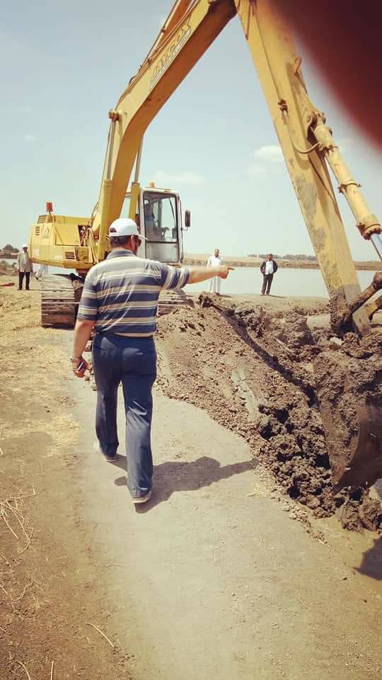 إزالة 124 فدان مزارع سمكية مخالفة بحرم محور 30 يونية (4)