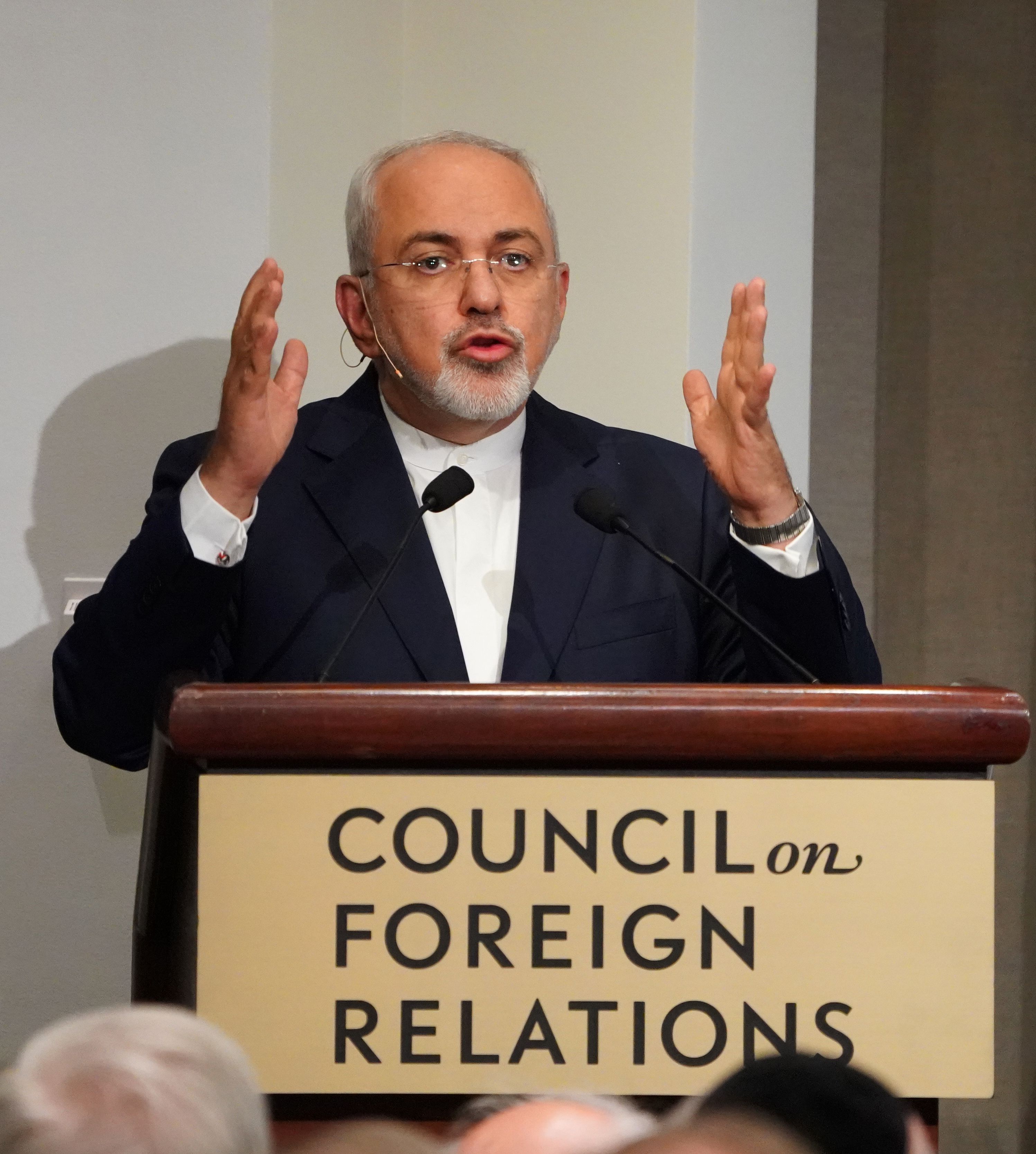 كلمة وزير الخارجية الإيرانى فى مجلس العلاقات الخارجية فى نيويورك