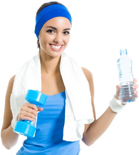 الرياضة وشرب المياه