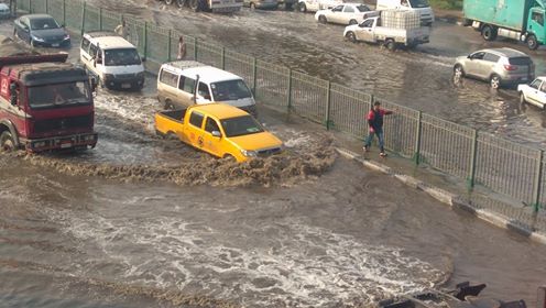 أمطار غزيرة تضرب المعصرة (2)