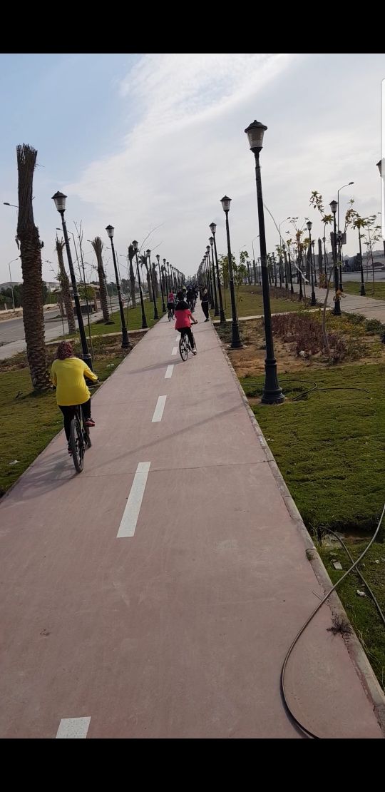 افتتاح مسار الدراجات بمدينة 6 أكتوبر