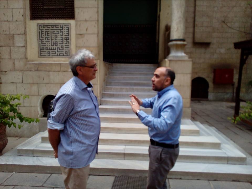 مدير معهد الآثار الإلمانى  يزور متحف قصر المنيل (2)