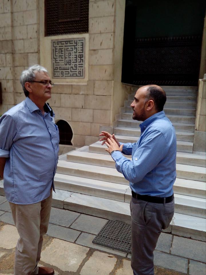 مدير معهد الآثار الإلمانى  يزور متحف قصر المنيل (3)