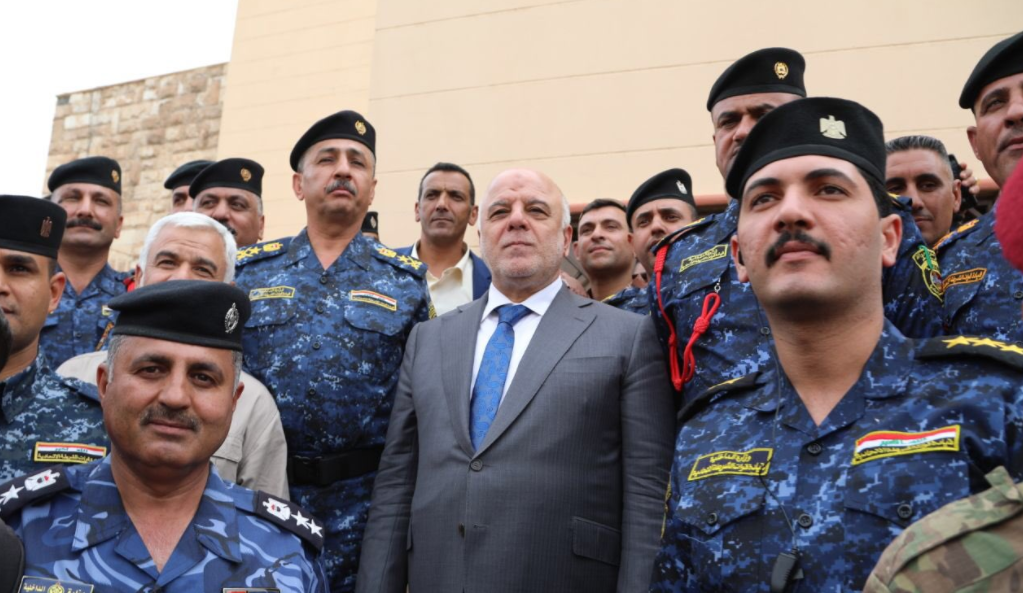 رئيس الوزراء العراقي مع القوات الخاصة