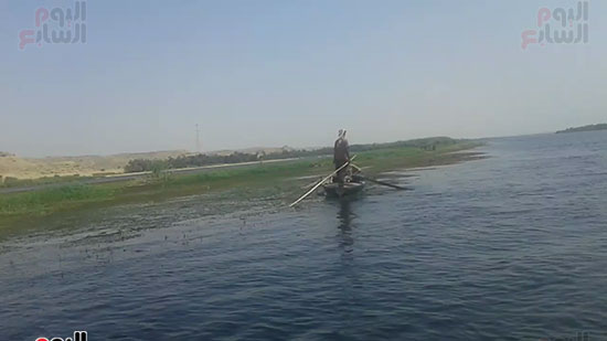 عملية الصيد بنهر النيل