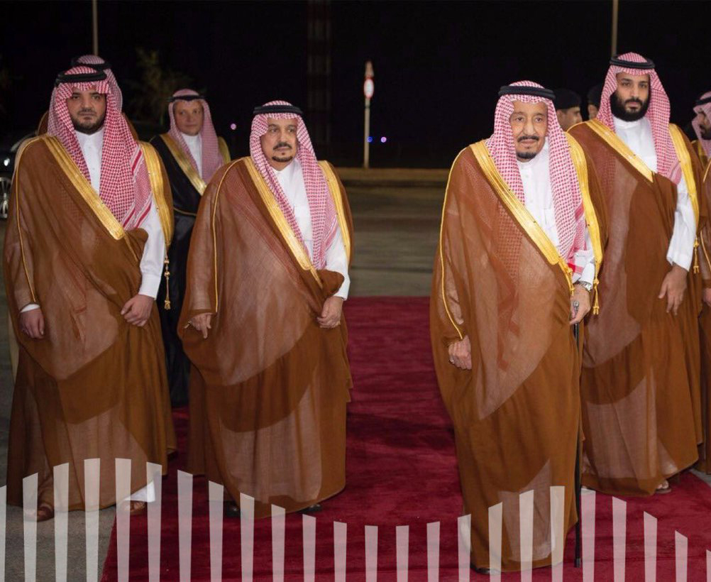 وصول  الملك سلمان بن عبد العزيز لافتتاح المدينة الترفيهية