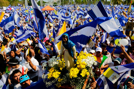 مظاهرات حاشدة ضد الحكومة فى نيكاراجوا