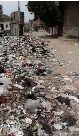 القمامة في المرج