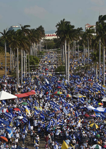 استمرار المظاهرات ضد الحكومة فى نيكاراجوا