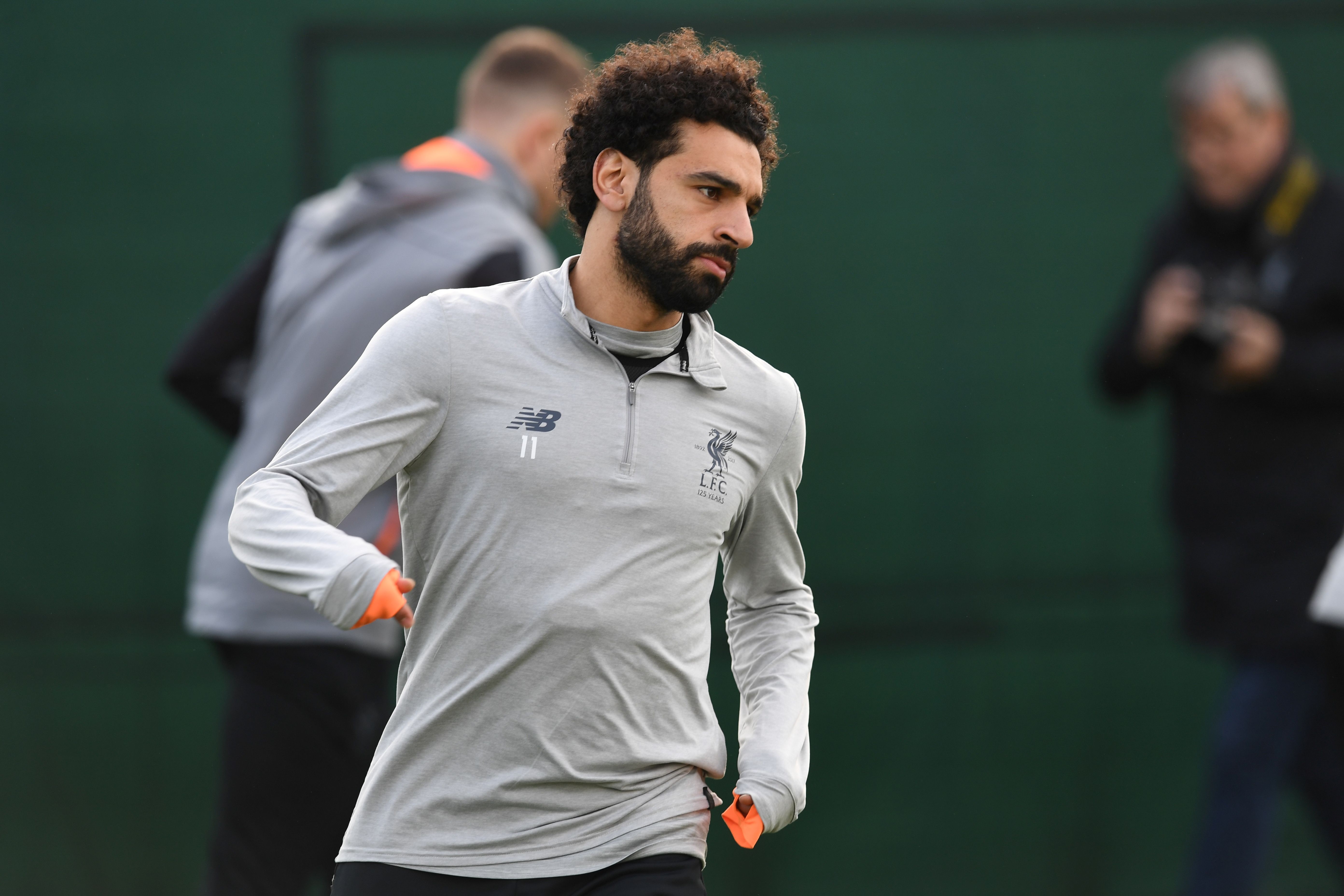 محمد صلاح فى تدريبات ليفربول (4)