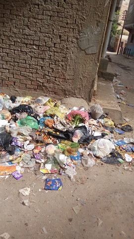 القمامة في شوارع الزقازيق