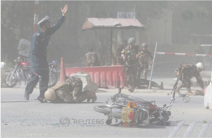 إصابات فى صفوف الشرطة الأفغانية إثر التفجيرات