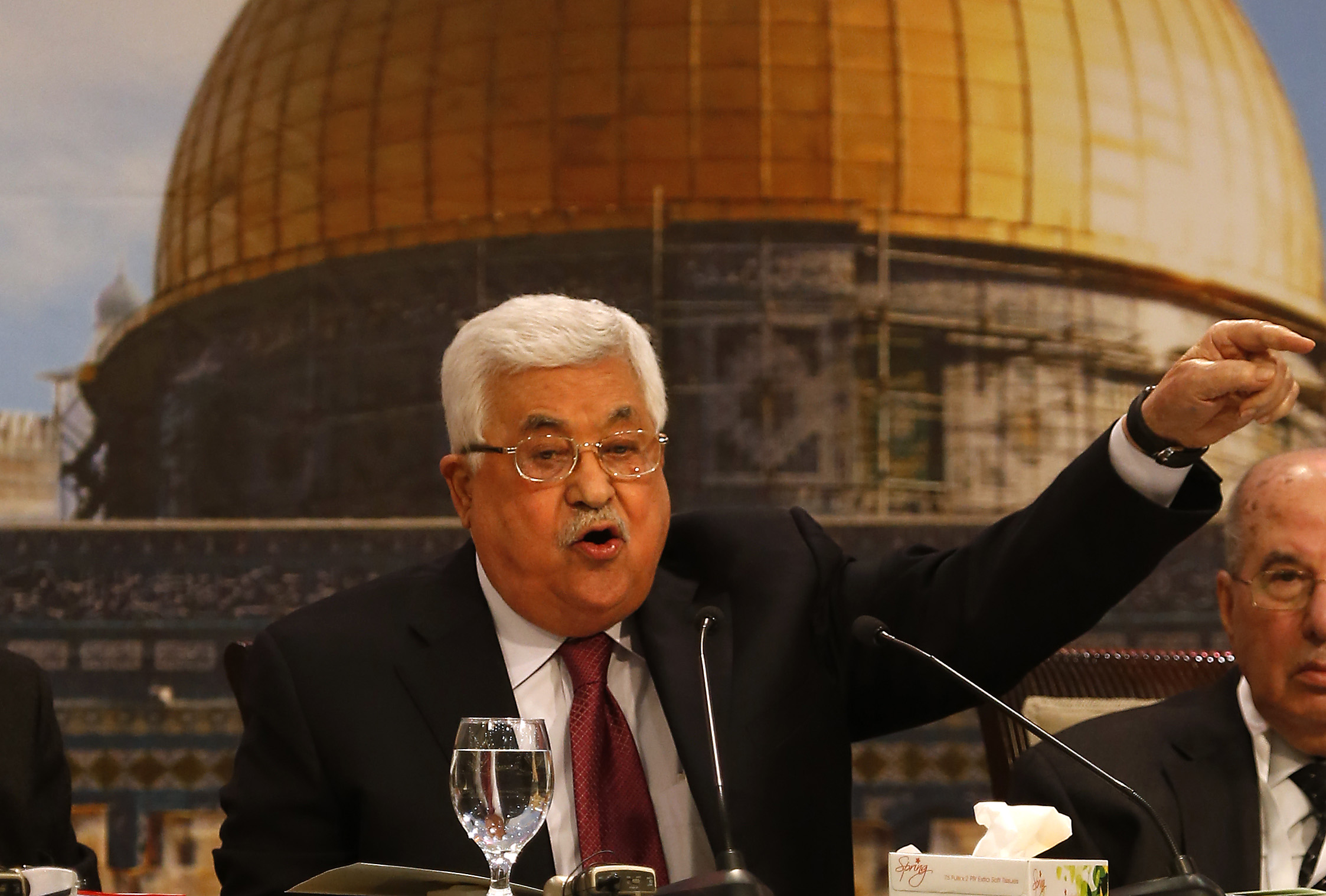 محمود عباس أبو مازن الرئيس الفلسطينى