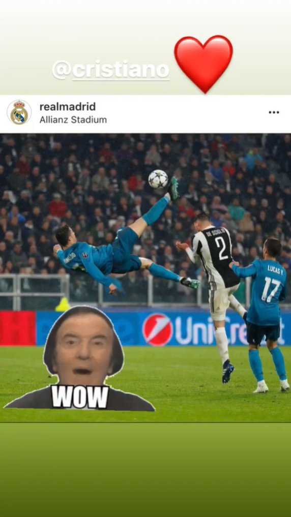 تغريدة صديقة رونالدو على إنستجرام تغريدة صديقة رونالدو على إنستجرام