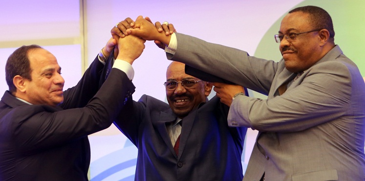 رؤساء مصر وأثيوبيا والسودان