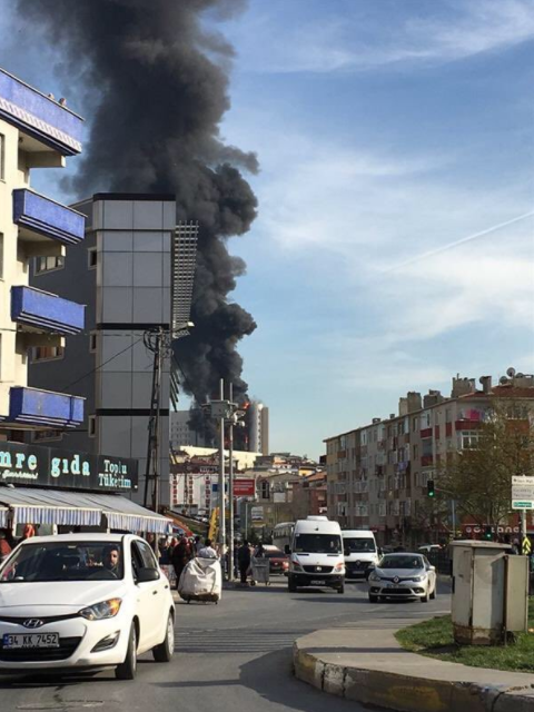 حريق مستشفى اسطنبول