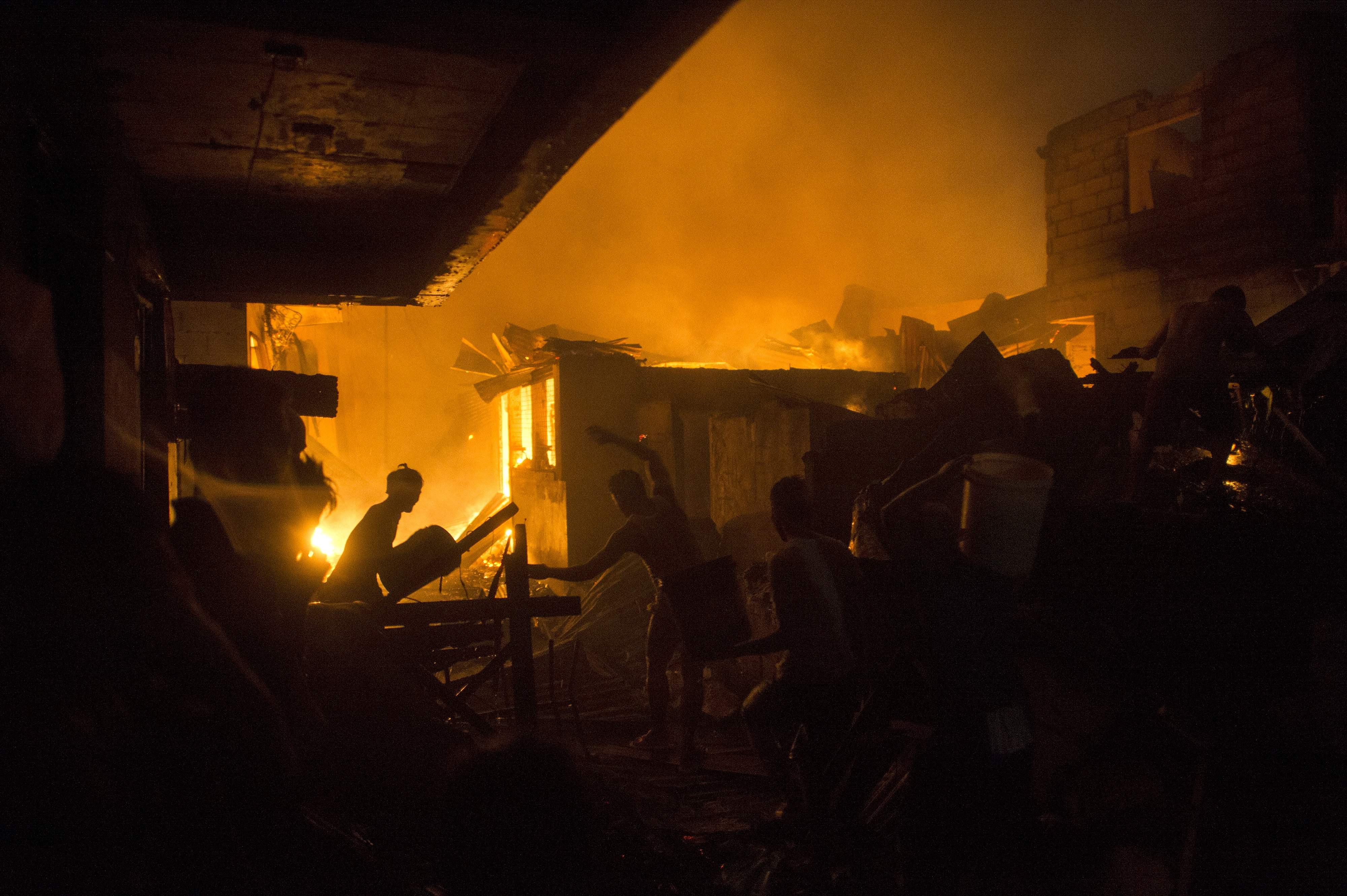 حريق يدمر 100 منزل فى الفلبين