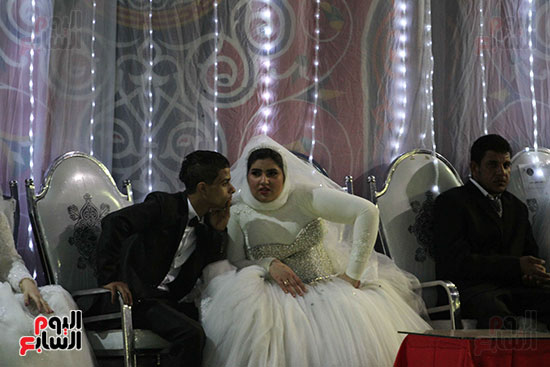 صور حفل زفاف جماعى لـ120 عريس وعروسة داخل دريم بارك فى يوم اليتيم (2)