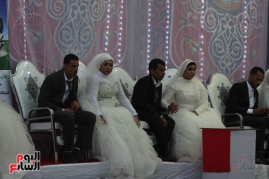 صور حفل زفاف جماعى لـ120 عريس وعروسة داخل دريم بارك فى يوم اليتيم (25)