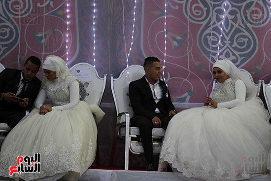 صور حفل زفاف جماعى لـ120 عريس وعروسة داخل دريم بارك فى يوم اليتيم (35)