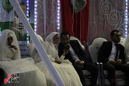 صور حفل زفاف جماعى لـ120 عريس وعروسة داخل دريم بارك فى يوم اليتيم (3)