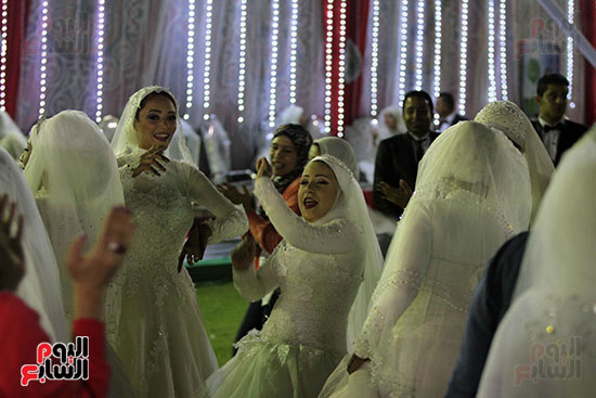 صور حفل زفاف جماعى لـ120 عريس وعروسة داخل دريم بارك فى يوم اليتيم (21)