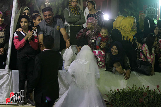 صور حفل زفاف جماعى لـ120 عريس وعروسة داخل دريم بارك فى يوم اليتيم (9)