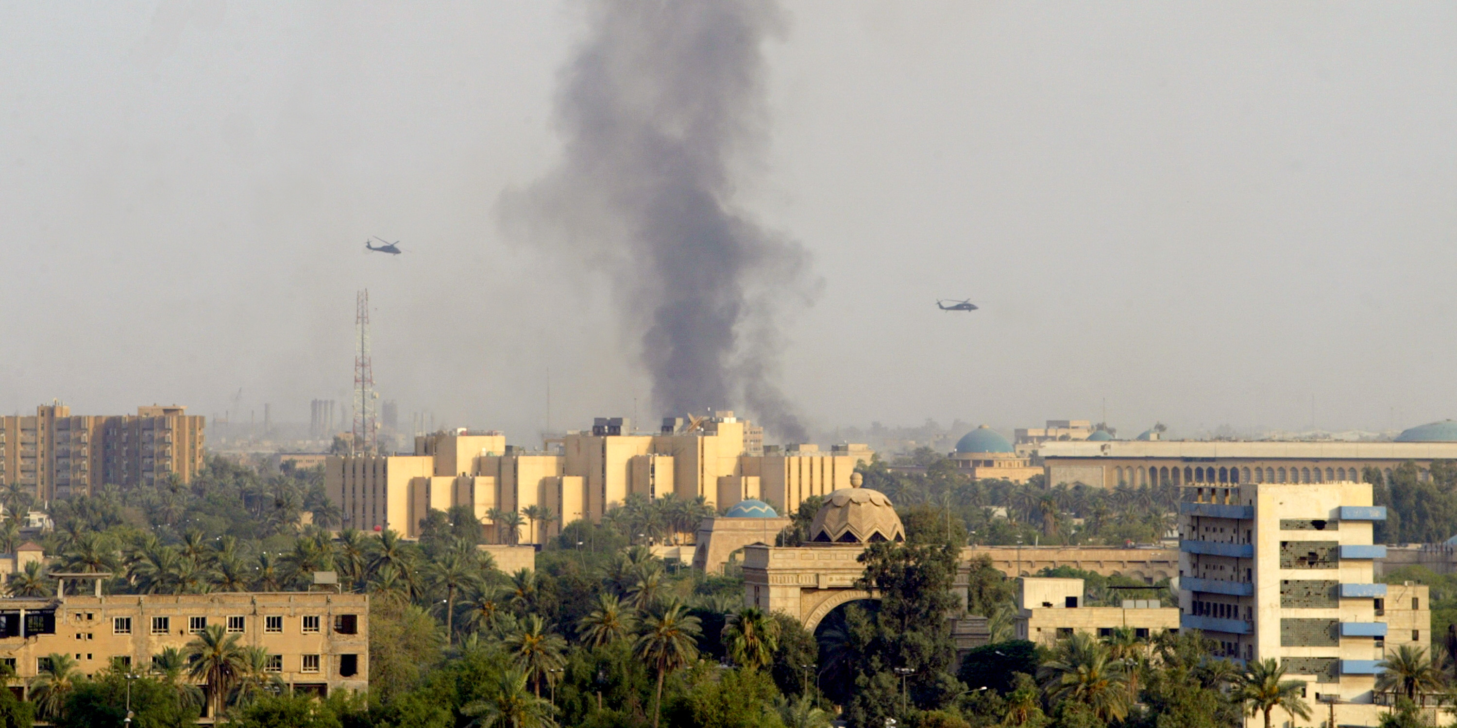 القصف الأمريكى للعراق خلال الغزو عام 2003