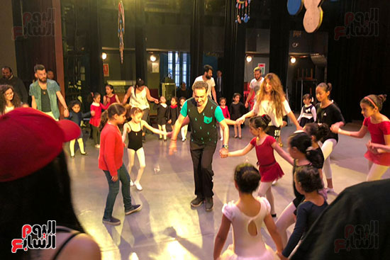 تدريب اطفال اوبرا دمنهور على اشهر الرقصات