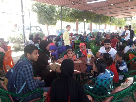 جامعة الأزهر فرع أسيوط تحتفل بـ 106 طفلا فى يوم اليتيم (2)