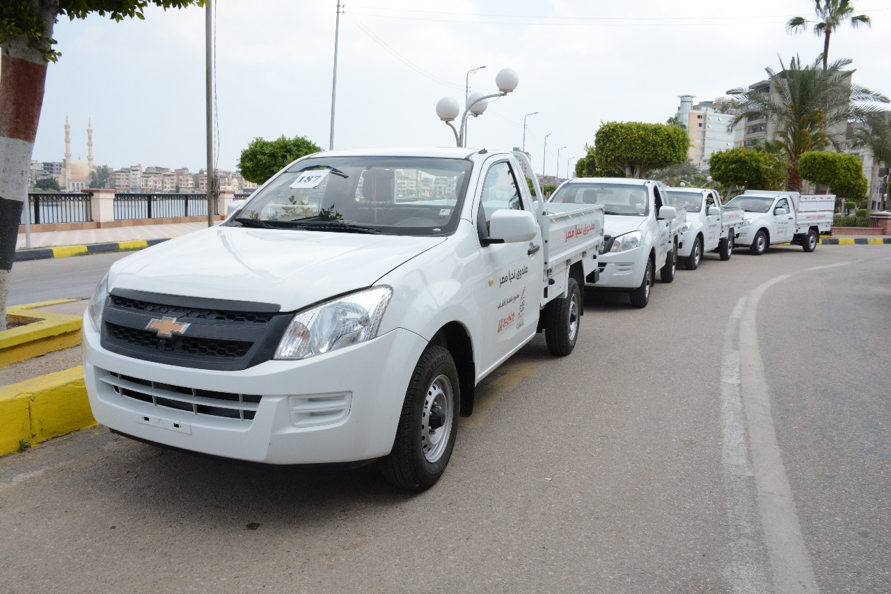 محافظ دمياط يسلم 9 سيارات ربع نقل للشباب (3)