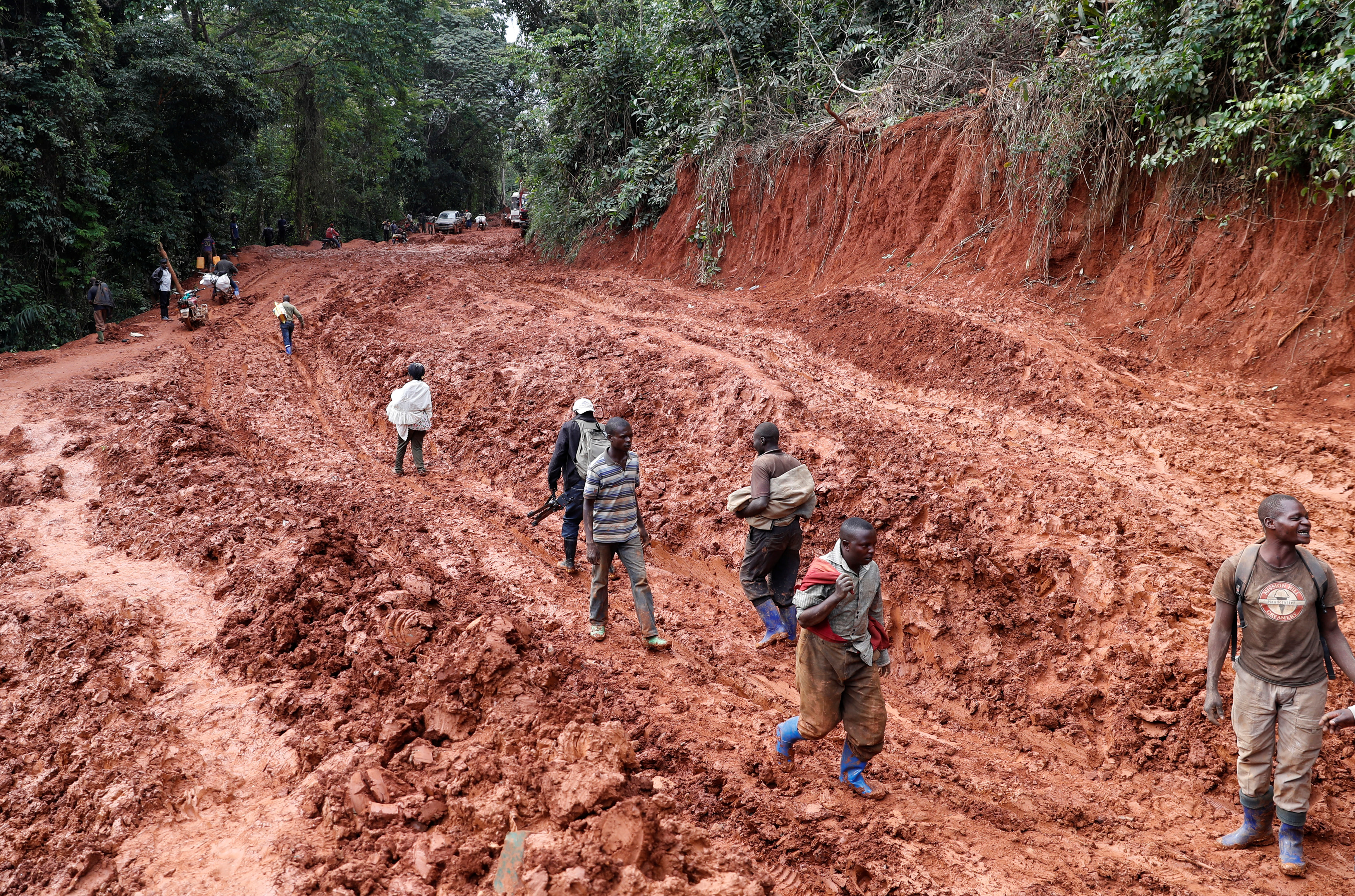 ارتفاع مستوى التربة الطينية فى الكونغو