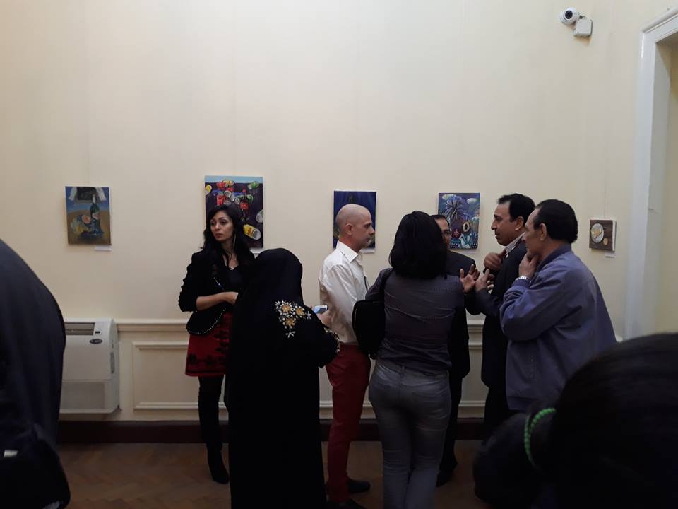 افتتاح معرض الحاسة الثالثة لـ الكسى تيفانيان بالمركز الثقافى الروسى (4)