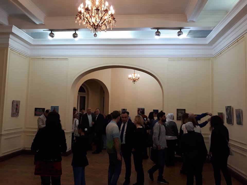 افتتاح معرض الحاسة الثالثة لـ الكسى تيفانيان بالمركز الثقافى الروسى (5)