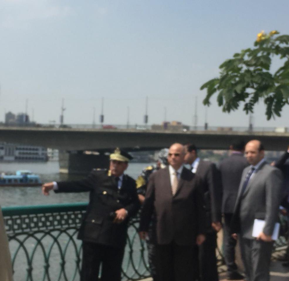 مدير أمن القاهرة يتابع إجراءات تأمين كورنيش النيل