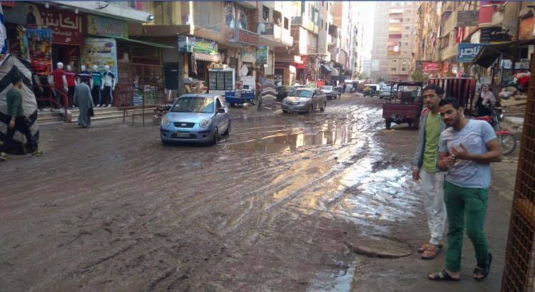 مياه الصرف فى الشوارع  (3)