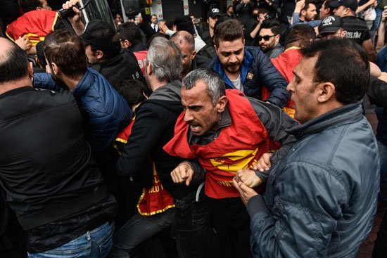 عنف الشرطة التركية