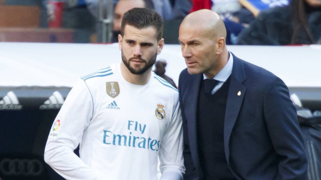 زيدان مدرب ريال مدريد وناتشو زيدان مدرب ريال مدريد وناتشو