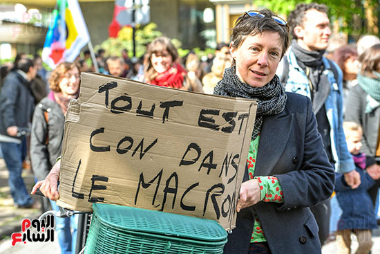 مظاهرات قانون العمل فى فرنسا 