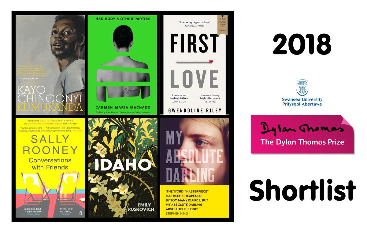 روايات القائمة القصيرة لجائزة ديلان توماس لعام 2018