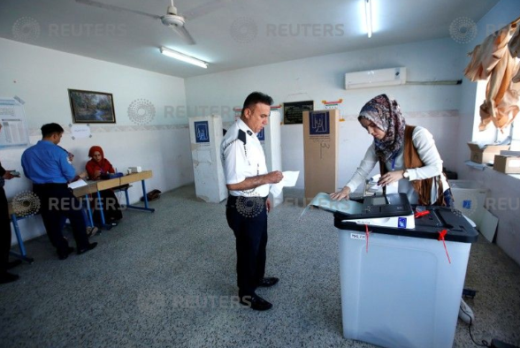 التصويت فى الانتخابات البرلمانية فى العراق