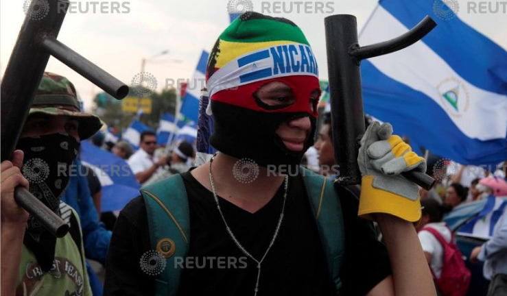 متظاهرين فى نيكاراجوا