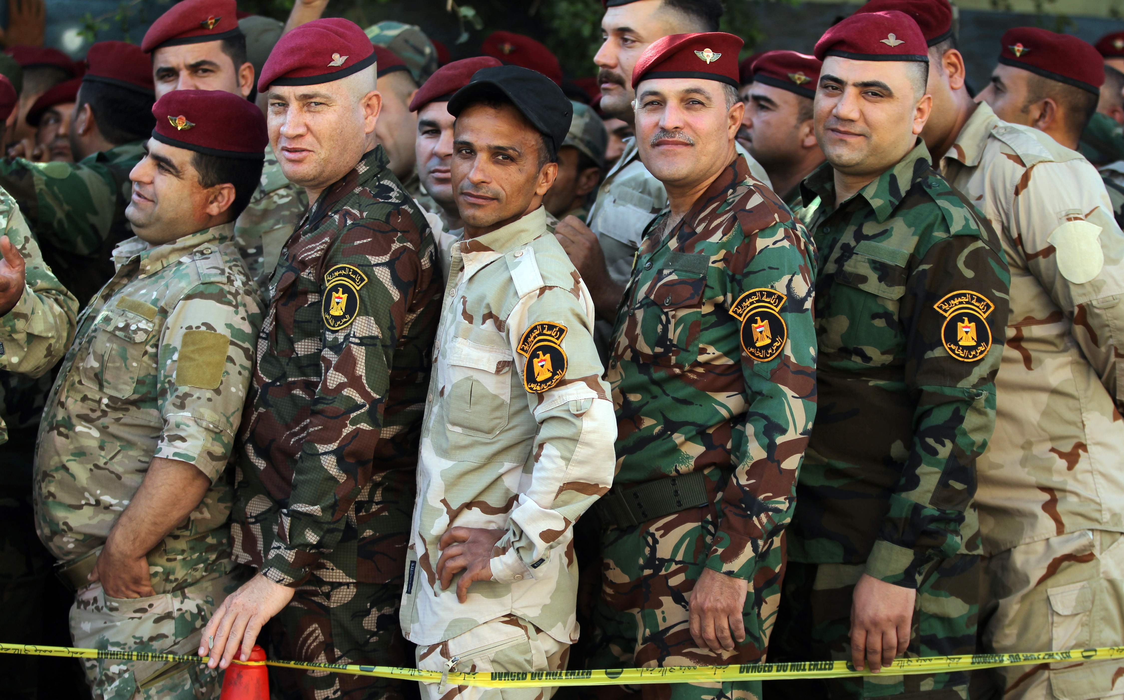 إقبال من قوات الجيش العراقى