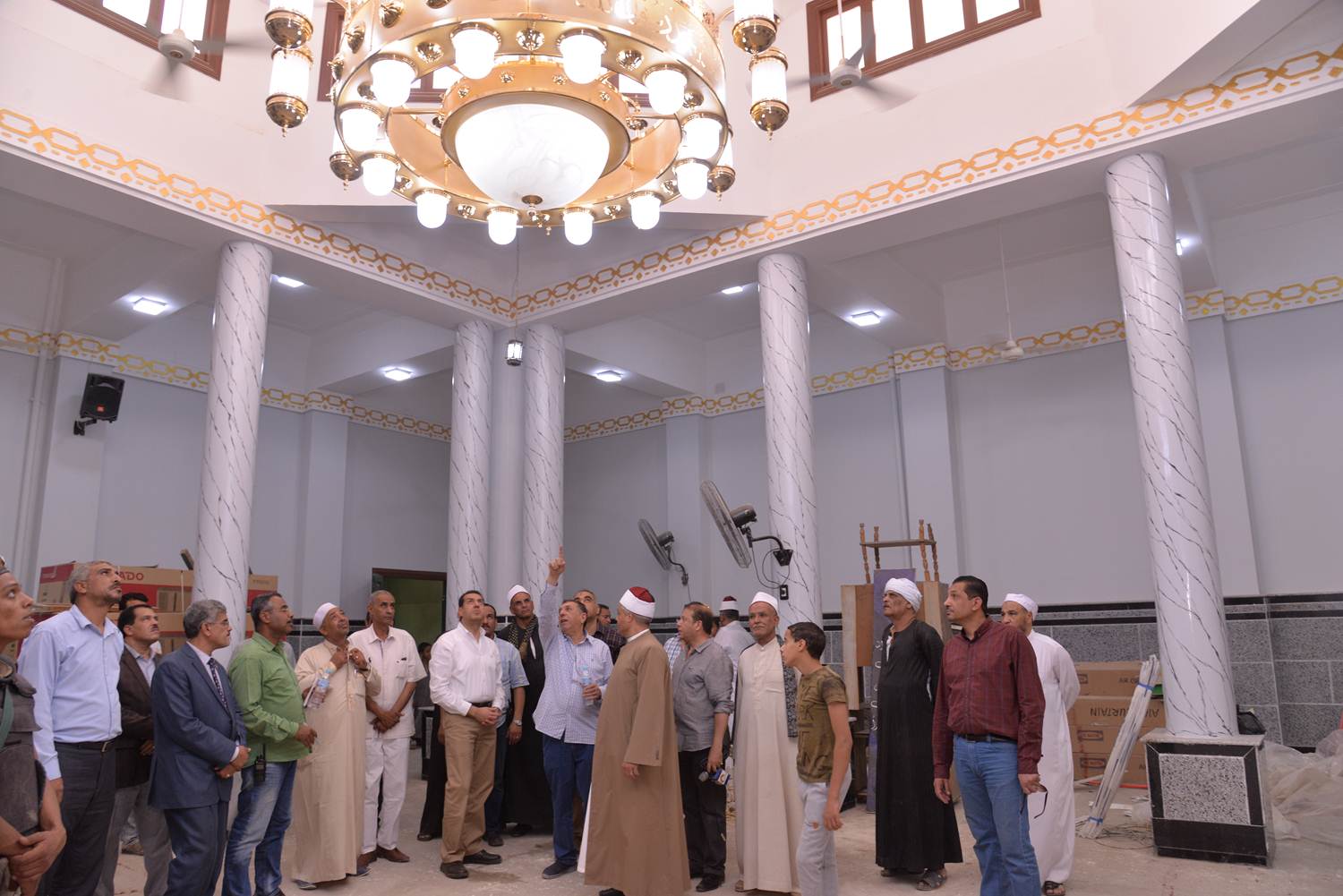 تفقد أعمال تطوير مسجد الفرغل (17)