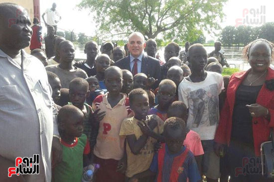 وزير الرى يحمل رسالة شفهية من السيسي لرئيس جنوب السودان (4)
