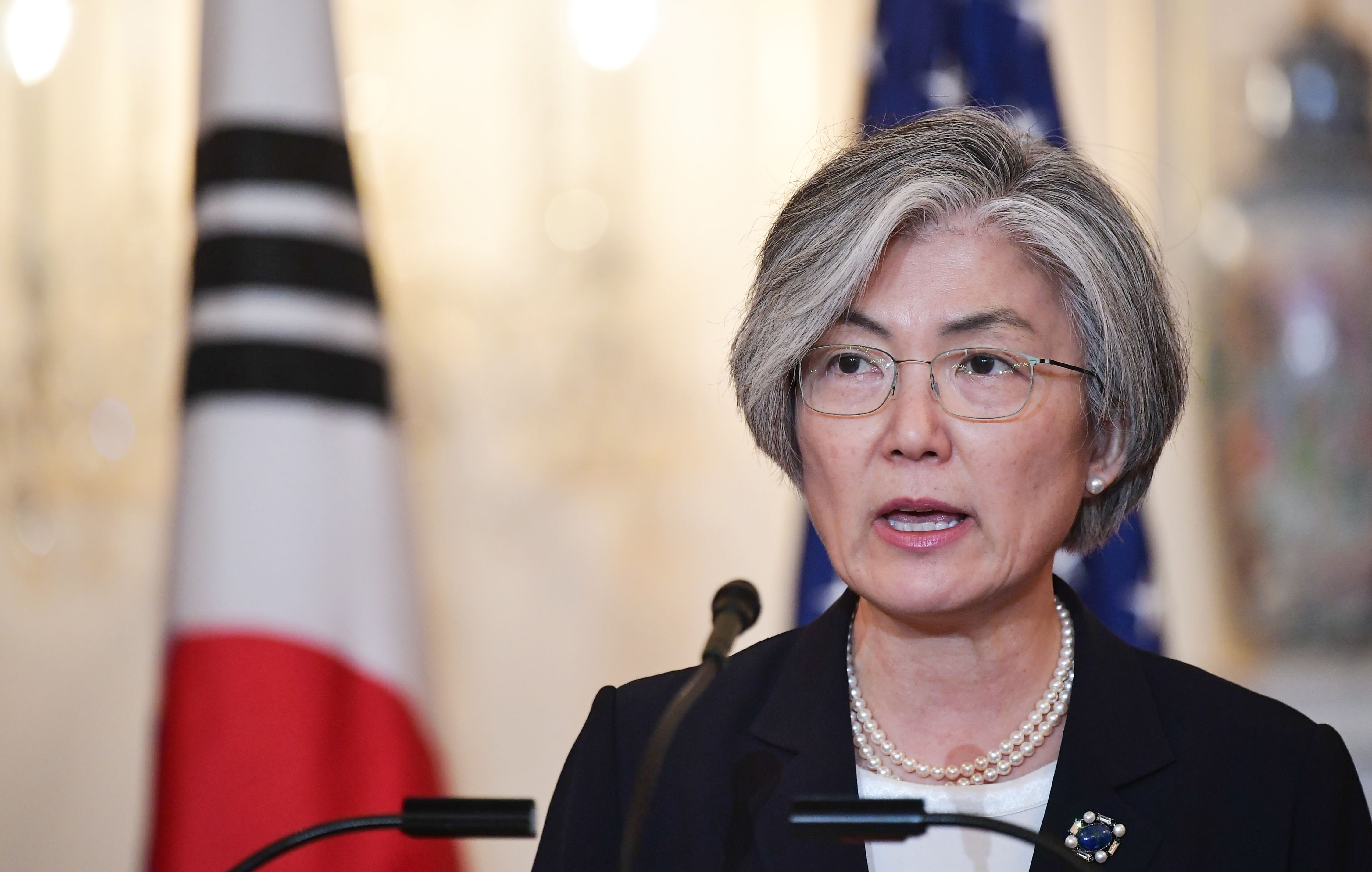وزيرة خارجية كوريا الجنوبية كانغ كيونغ