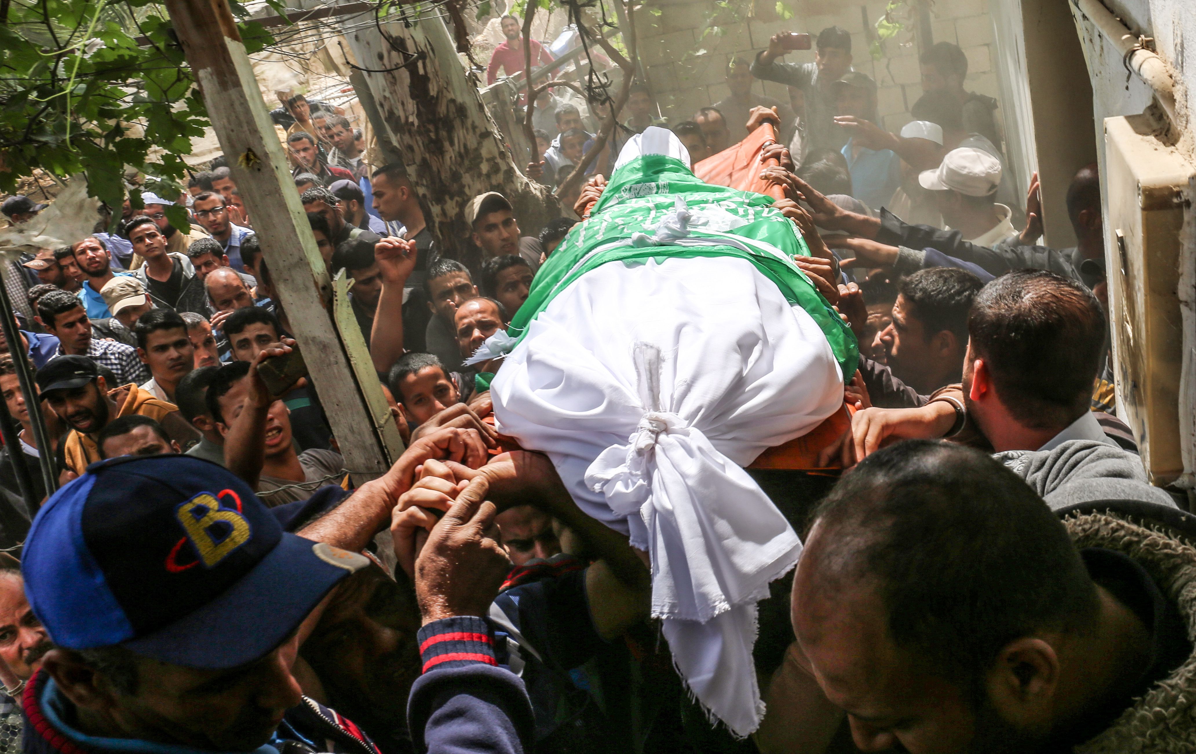 جنازة شهيد فلسطينى فى قطاع غزة