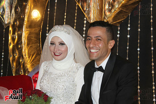 الزميل محمد سعودى وزوجته